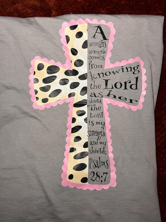 Ladies cheetah cross digital print