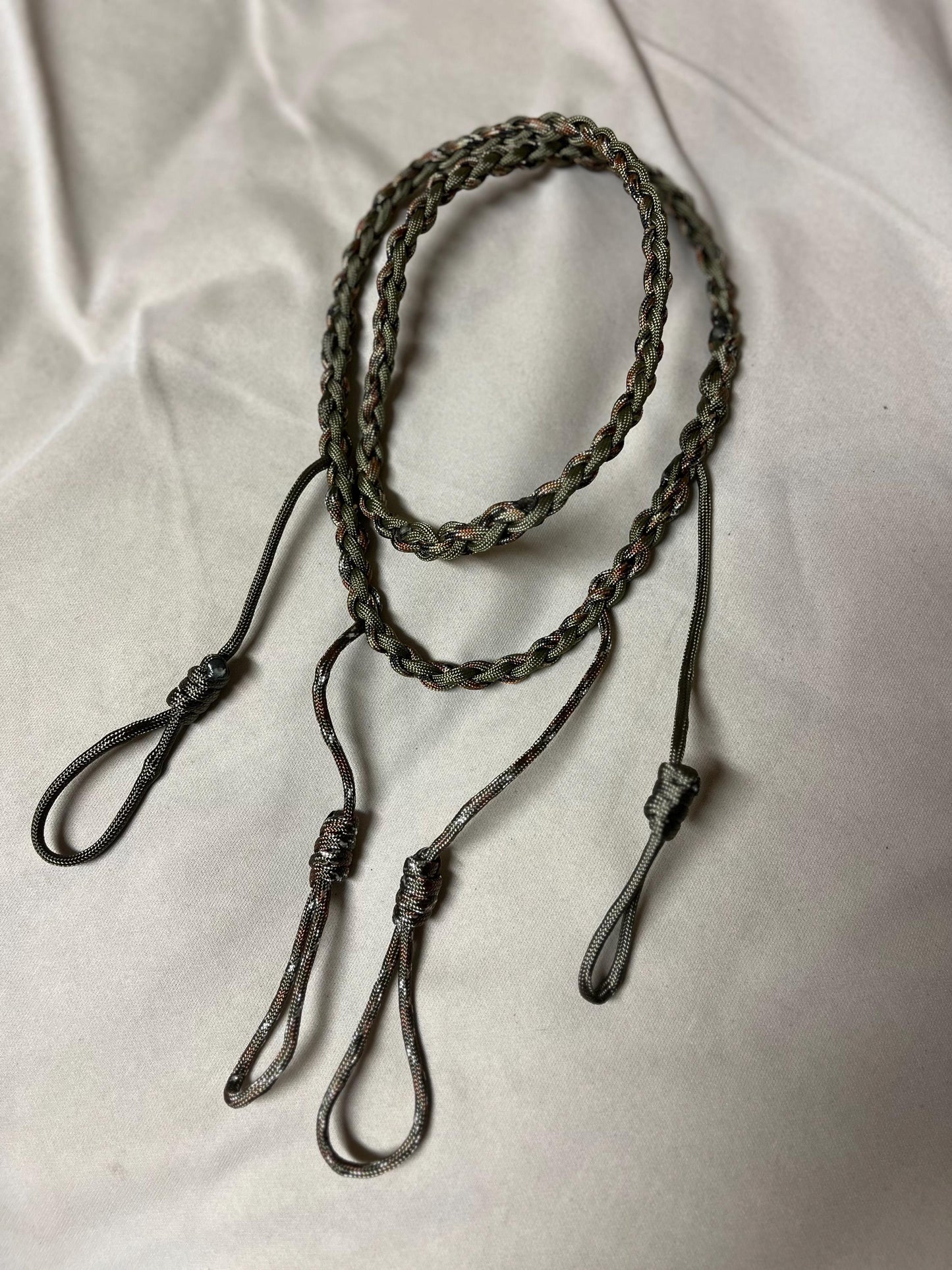 Handmade Paracord Call Lanyard: Camo Hunting Accessories