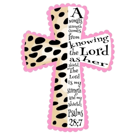 Ladies cheetah cross digital print